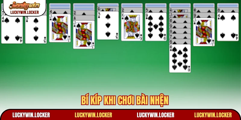 Bí kíp khi chơi bài nhện